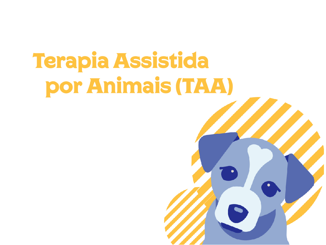 Imagem de um cachorro com título ao lado